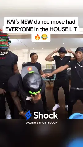 KAI’s NEW dance move had EVERYONE in the HOUSE LIT 🔥😂 #kaicenat #amp #mafiathon3 #fyp #foryoupage 