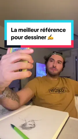 Il n’y a pas meilleur référence que sois même ! ✍️😏 #artiste #autoportrait #dessin #art #pov 