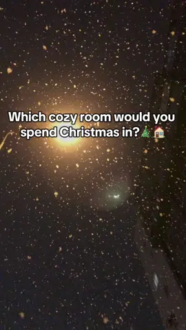 Warm lights, cozy vibes, and Christmas spirit.. ❤️ #fyp #nostalgia #vibes #whichone #chooseone #christmas #holidays #aestheticvibes #cozybedroom #bedroom 
