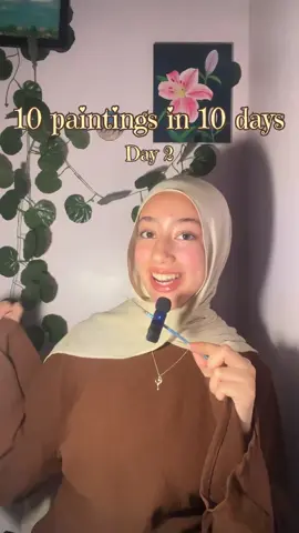 10 paintings in 10 days “day” 2  #paint #painting #🎨 