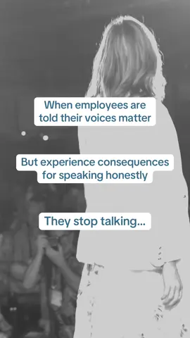 The CIO of an energy company was convinced he had alignment on his team because in all the meetings he held, people indicated they were on board with the digital transformation he was leading. What was really happening was they thought it would never work, but they didn't want to tell him because they thought disagreeing would be a career-limiting move. When the rollout happened, it failed because what he thought he had was alignment. What he really had was compliance. Your team saying 