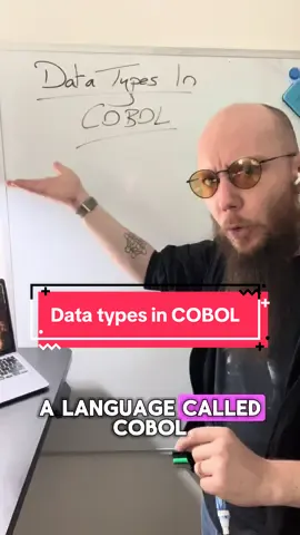 Data types in COBOL. #data #programming #coding #cobol #niche 
