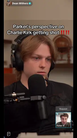 Parker speaks out on Charlie Kirk getting shot!! || #charliekirk #uvu #parker #dean #shot 