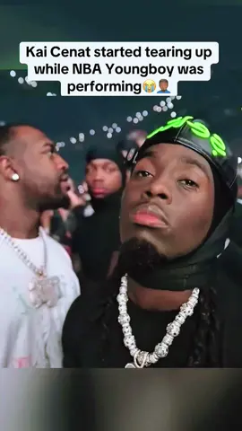 Kai Cenat started tearing up during NBA YOUNGBOY'S performance 