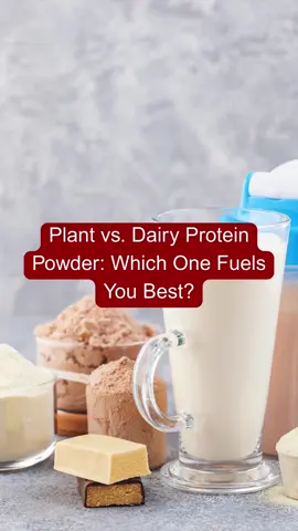 Which one do you think fits your lifestyle better: plant or dairy protein? Fueling your body with the right protein matters, but should you go for plant-based powders or stick with dairy options like whey? Plant proteins are often easier to digest, rich in fiber, and eco-friendly, while dairy proteins are packed with all essential amino acids and great for muscle recovery. Both can support your fitness goals—it just depends on your needs, preferences, and lifestyle. #ProteinPower #PlantVsDairy #HealthyChoices