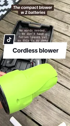 #cordlessleafblower #batteryblower #fallleafcleanup