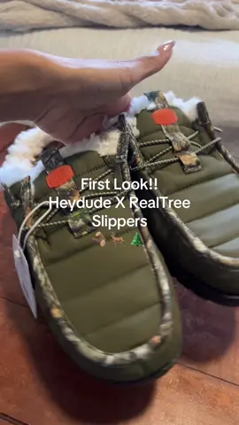 Slippers he’ll actually like 👏🏼 #heydude #heydudeshoes #heydudes #heyduderealtree #heydudeslippers #realtree #tiktokshopcreatorpicks 