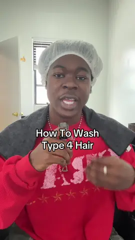 How To Wash Type 4 Hair , You Gotta Have A Good Wash Day Routine. Type 4 Usually Be Dry So You Need To Keep It Hydrated After 🤝🏾  #fyp #certifiedjio #hairtok #washdayroutine #type4hair 