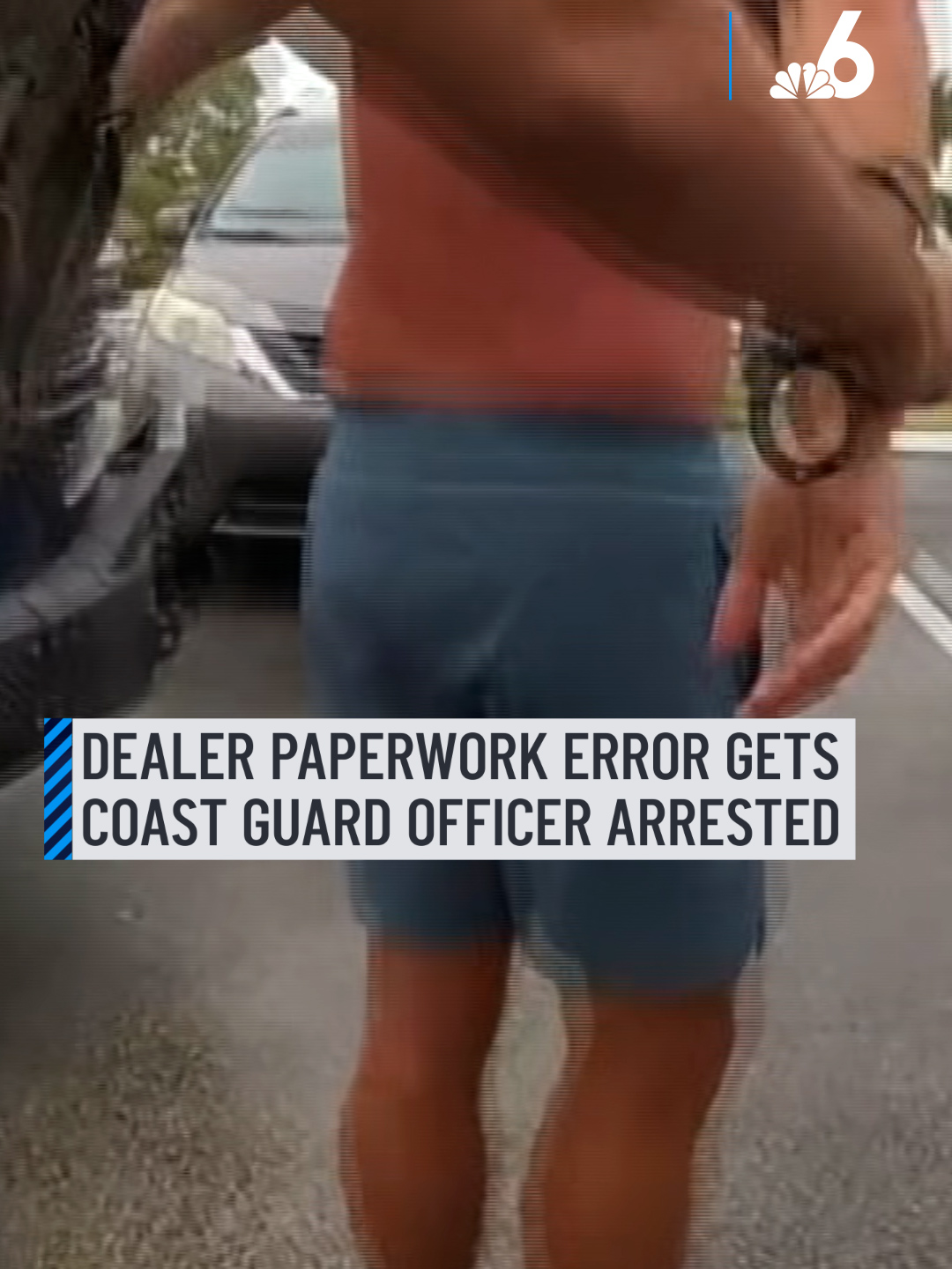 Body-cam shows a U.S. Coast Guard chief warrant officer arrested after a Doral dealership mistakenly reported his newly purchased truck stolen. Lawyers say a wrong VIN triggered the stop. He’s now suing; the dealership apologized.   More in bio. #doral #miamidade #coastguard #bodycam