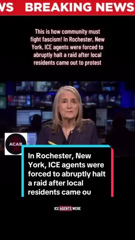 In Rochester, New York, ICE agents were forced to abruptly halt a raid after local residents came out to protest. The standoff occurred as ICE agents attempted to detain three men who were fixing a roof. ICE arrested one of the men but left the two others on the roof as the size of the protest grew. Michi Wenderlich of the group Metro Justice said, “Within an hour, several hundred people, including lawmakers and clergy, showed up to witness and protect our neighbors. Rochester shows up to protect each other, and I’m proud of our community.” #newyork #ice #news #fyp #foryou 