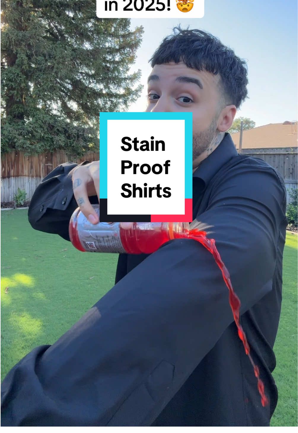 Finally a shirt that doesn’t stain! 🤯 #menswear #mensclothing #malefashion #mensshirts #shirt 