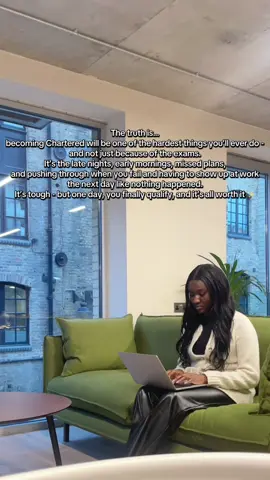 Becoming a chartered accountant will be one of the hardest things you ever do, but also one of the most rewarding. Save this for the days you feel like giving up - your future self will thank you ✨ #accountingstudent #exams #charteredaccountant #savevideo #corporatelife 