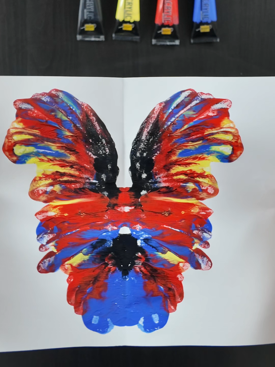 Butterfly Painting Hack #tutorial  #fyp #painting 