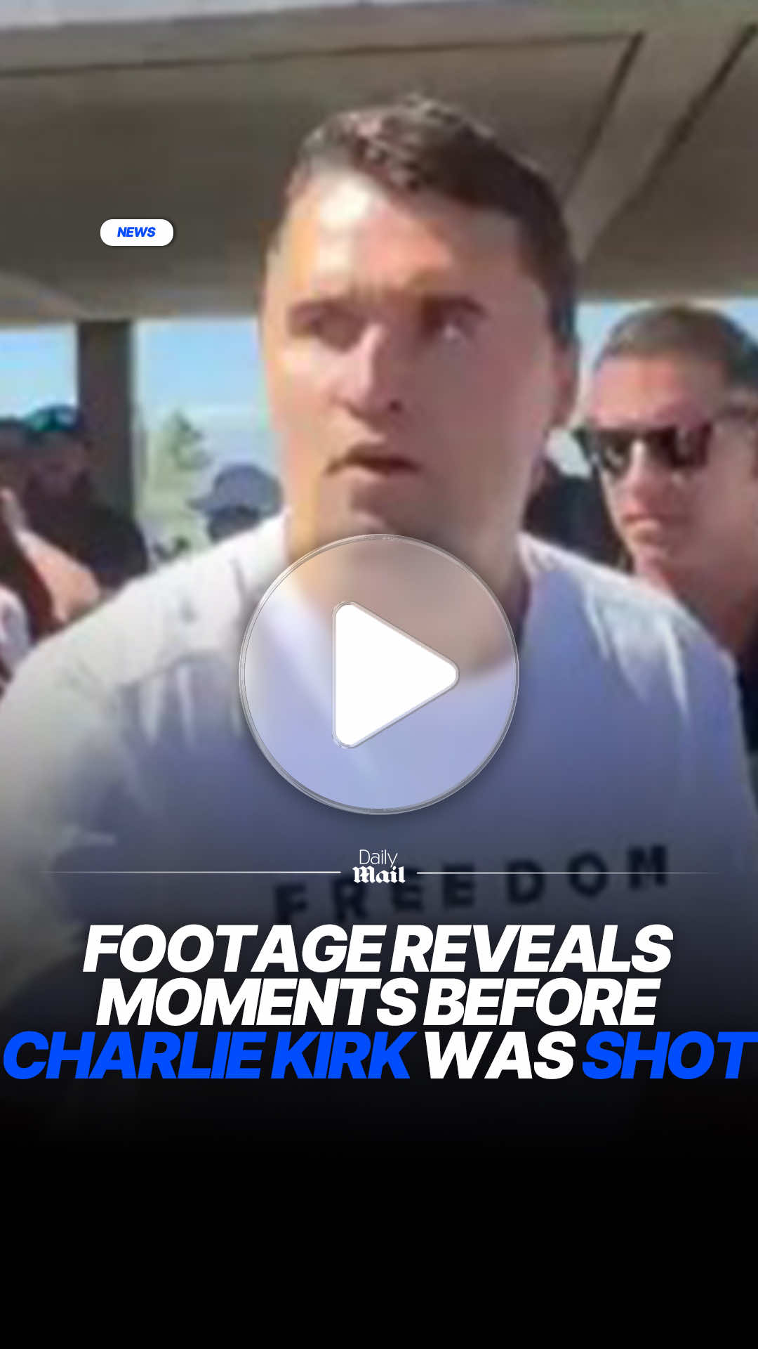 Footage shared on social media shows the moment the man suspected of shooting Charlie Kirk was arrested in Utah. This is a developing story. Follow Daily Mail for updates. #news #breakingnews #politics #charliekirk #utah 