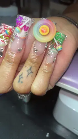 We forgot to start from the beginning lmaoooo buhhh yall get the point 🤣😩 BlowPop Nails 😍🍭 #miyaav #blowpop #fyp #viral #explore 