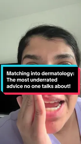 Want to match into dermatology? Here’s my NUMBER ONE piece of advice no one tells you regardless if you’re an MD, DO, or IMG! This can literally make or break getting an interview invite REGARDLESS of your application otherwise. #dermtok #medstudentlife #residency #dermatology 