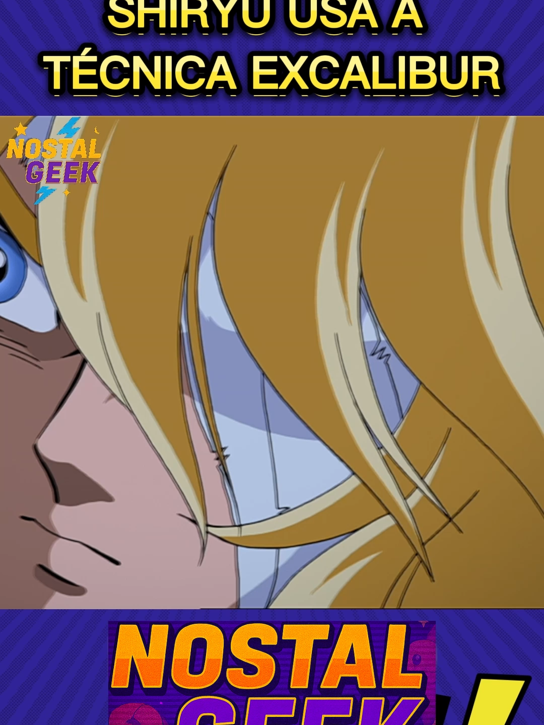 Shiryu usa a excalibur #cdzforever #cdzbrasil #cdzdozodiaco #cdedits