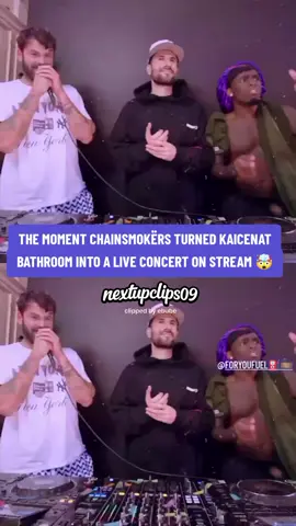 Music band CHAINSMOKËRS TURNED KAICENAT BATHROOM into a LIVE STREAM concerts with shocking amount of people in it #chainsmoker #band #musicband #livestream #concerts #foryou #FYP #kaicenat #kaysan #DJ #bathroomvibes #kai 