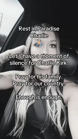 Rest in Paradise, brother. My heart is broken. For his family, for our nation. 😔 #charliekirk #prayers 