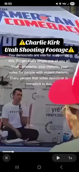 Go back and look through comments on Kirks videos, the words from the people debating him; democrat voters are vile & disgusting, the low of our species. #democrat #republican #trump #tpusa #charliekirk 