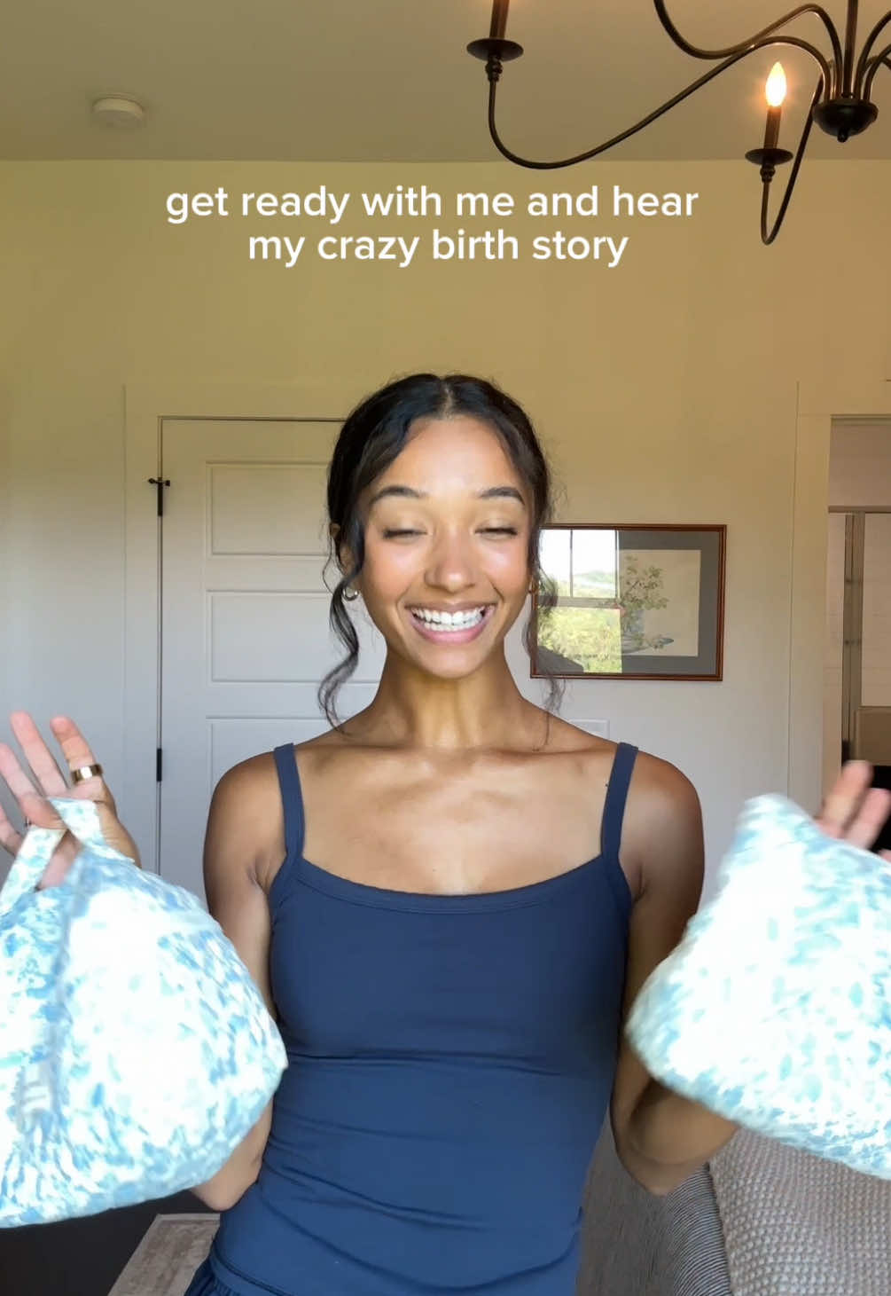Let this be your sign to get everything ready way earlier than you think lol! Was told over & over I wouldn’t go into labor early & was told your water breaking first only happens in the movies lol!  Overall I’m so grateful for my birth team, who did their best in an unprecedented situation & got my baby into my arms safely!!  And SO grateful for my husband who handled this whole thing so well!  AND really glad we planned for a homebirth otherwise I probably would’ve had my baby on the side of the road or would ended up with a C-section ##precipitousbirth##birthstory##homebirth