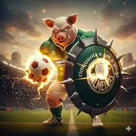E se o Porco do Palmeiras ganhasse vida? O mascote veio imponente e pronto pra batalha! 🐷💚🏆   Usamos IA pra recriar o famoso Porco em versão realista — forte, confiante e com aquele olhar de quem já tá de olho em mais uma taça! Você sabia? O Palmeiras jura de pé junto que tem um Mundial em 1951… só esqueceu de avisar a FIFA, que até hoje trata como “torneio amistoso com nome chique”. #Palmeiras #PorcoVerdao #fyp #foryoupage ##viral