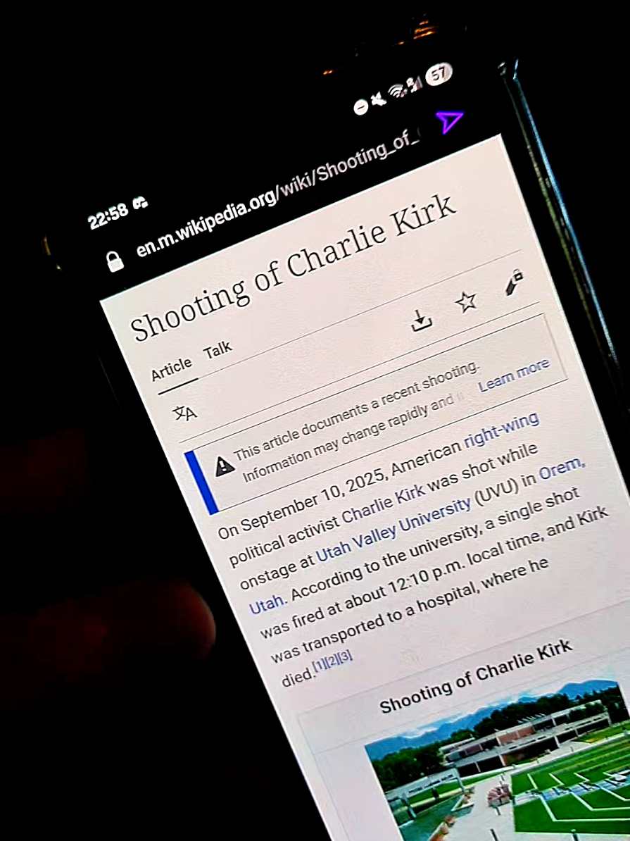 he should've seen this article before he went there fr 🙏🏻🦅💔 #charliekirk #fyp #foryou #news #rip (rest in p1ss)