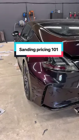 Real work costs real money. Nearly perfecting the finish of a paint job doesn’t come cheap. #Sanding #Nissan #Money #noshortcuts 