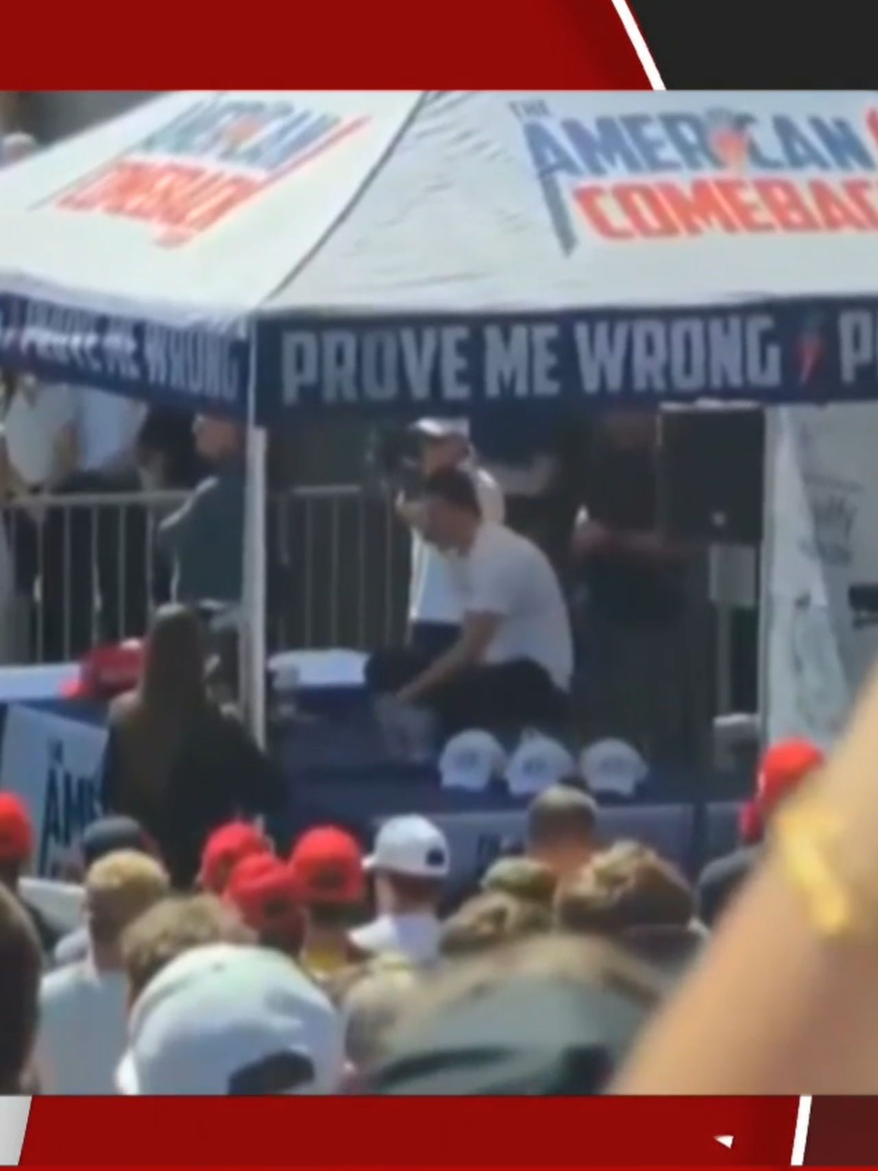 Charlie Kirk is dead after he was shot during an event at a university in Utah, President Trump said in a Truth Social post. A person taken into custody earlier has since been released; the shooter remains at large. #breakingnews #news