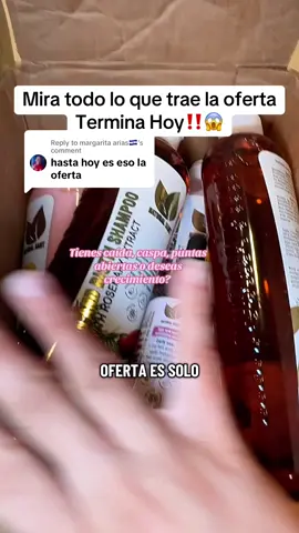 Replying to @margarita arias🇸🇻 @Natural Sant USA Se te está cayendo o deseas que crezca? Aprovecha la oferta del mejor tratamiento capilar! #ttslevelup #tiktokshopcreatorpicks #shampooandconditioner #cabellolargo #shampooparalacaidadelcabello 