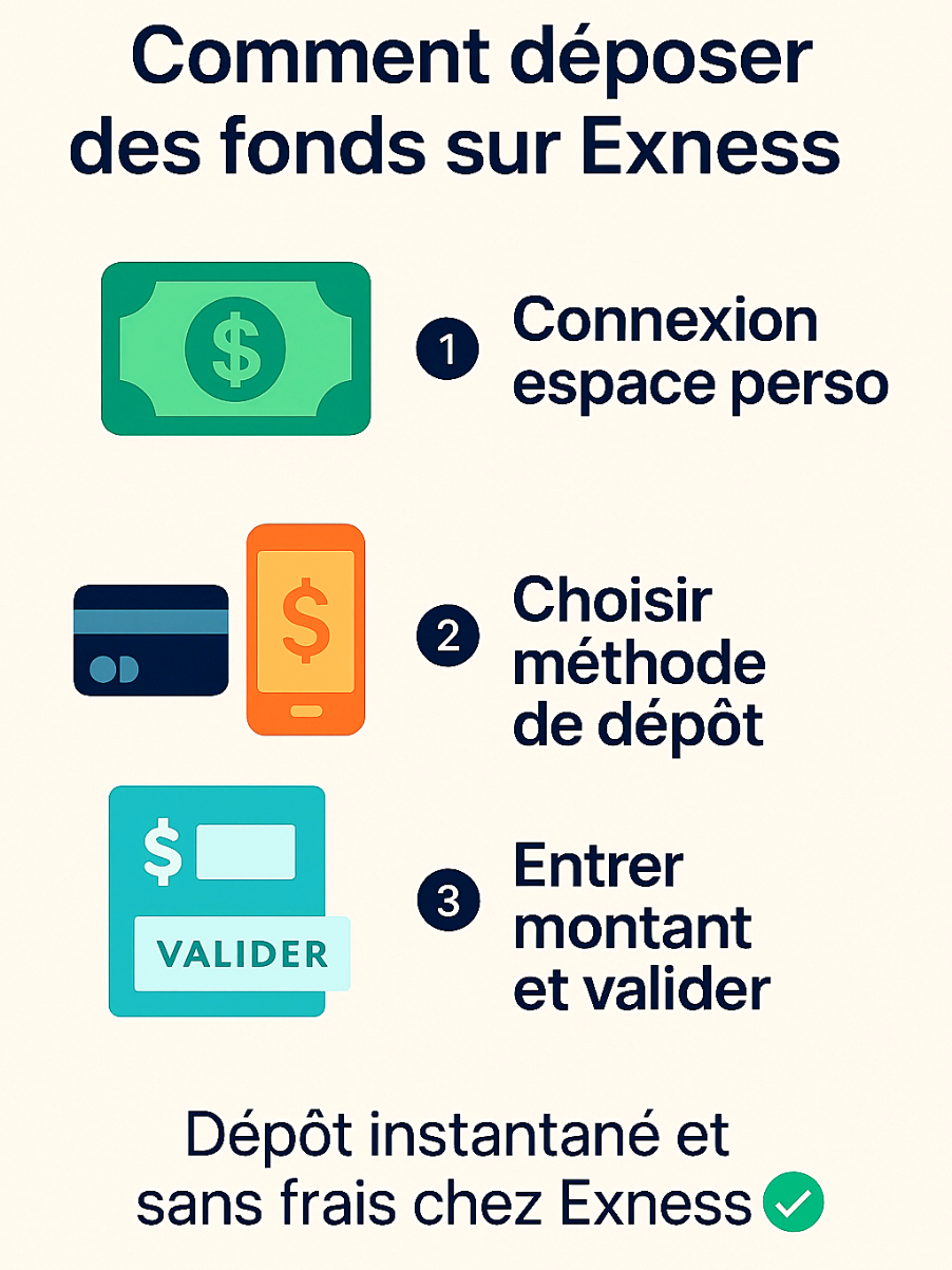 Comment faire un dépôt sur Exness 💳 (Tutoriel rapide) #forex #senegalaise_tik_tok #orange #develop#argent 
