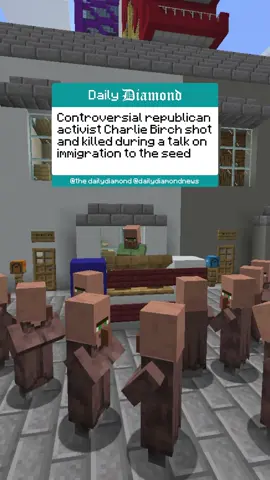#dailydiamond #Minecraft #minecraftmemes #news #charliekirk 