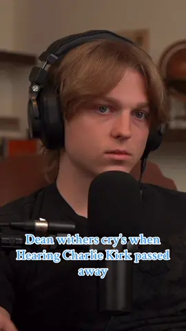 Dean Withers after hearing Charlie Kirk has passed away. #Rip #charliekirk #foryoupage #deanwithers #sad 