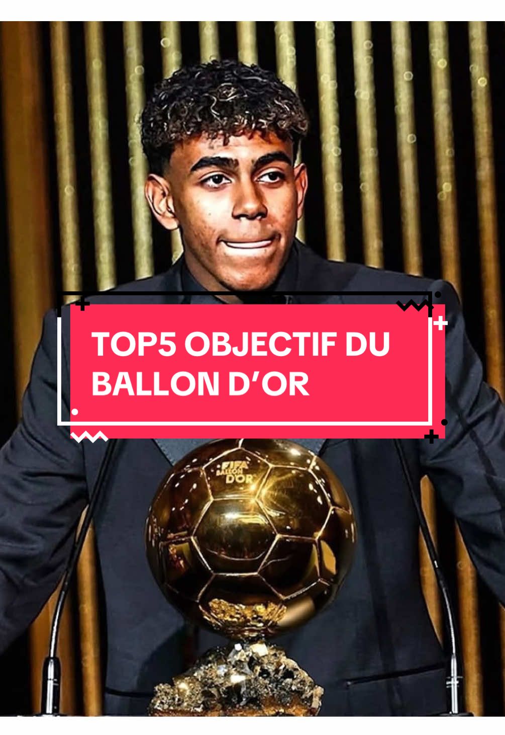 TOP5 objectif du BALLON D’OR 2025 ! 🏆⬆️ #LamineYamal #Pedri #Messi 