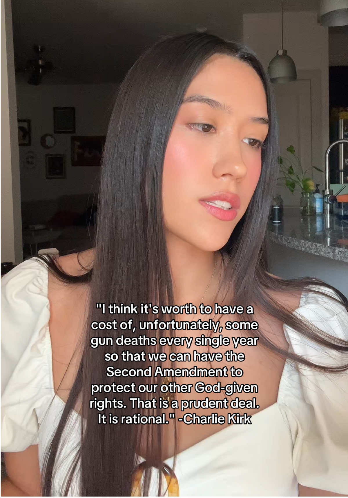 I have a question.. 🙋🏽‍♀️  #politics #gunlaws #democrats #charliekirk 