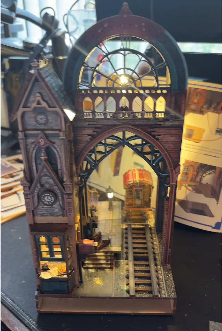 Nuevo Book Nook 📚🚂  #booknook #puzzle #miniatura #hobby #DIY 