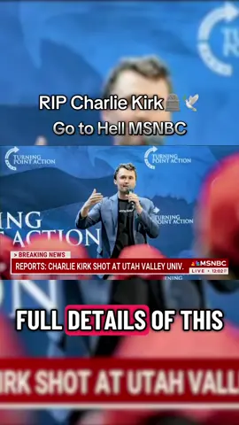 Tasteless.  #msnbc #charliekirk #freedomofspeech #breakingnews #rip 