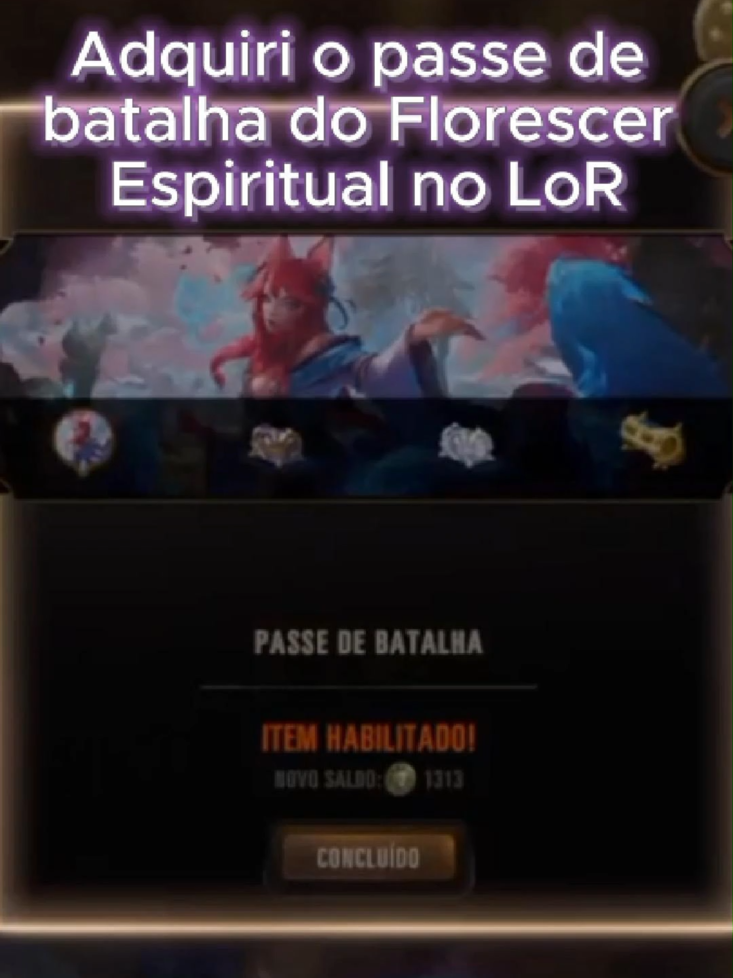 ADQUIRIMOS O PASSE DE BATALHA DO FLORESCER E OLHA O QUE VEIO! 🌸#legendsofruneterra #LoR #pathofchampions #PoC #fyp #fy #riot #runeterra #runeterrabrasil #legendsofruneterrabrasil #spiritblossom #cardgame