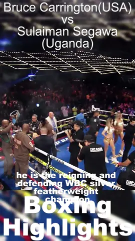 Bruce Carrington (USA) vs Sulaiman Segawa (Uganda) // Boxing Highlights #boxing #UFC #ufc_mma_sport #boxing🥊 #boxingusa 
