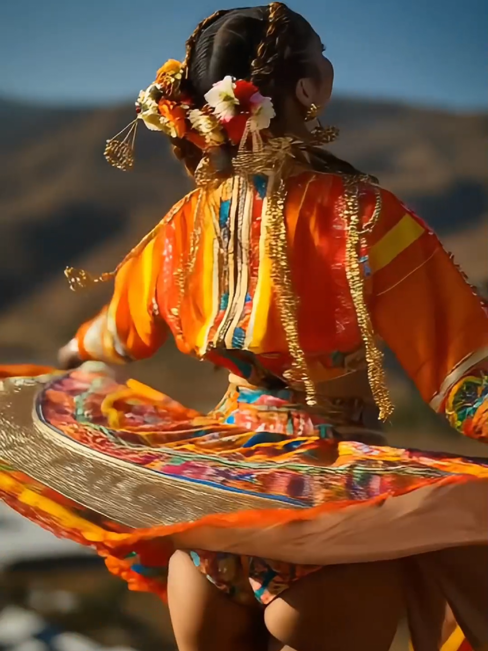 Beautiful women from Cajamarca dancing a rich Carnival in the Andean wilderness of Peru. Meet the Inca women. #estadosunidos🇺🇸 #inmigranteslatinos #mujerhermosa #imperioinca #bellezalatina 