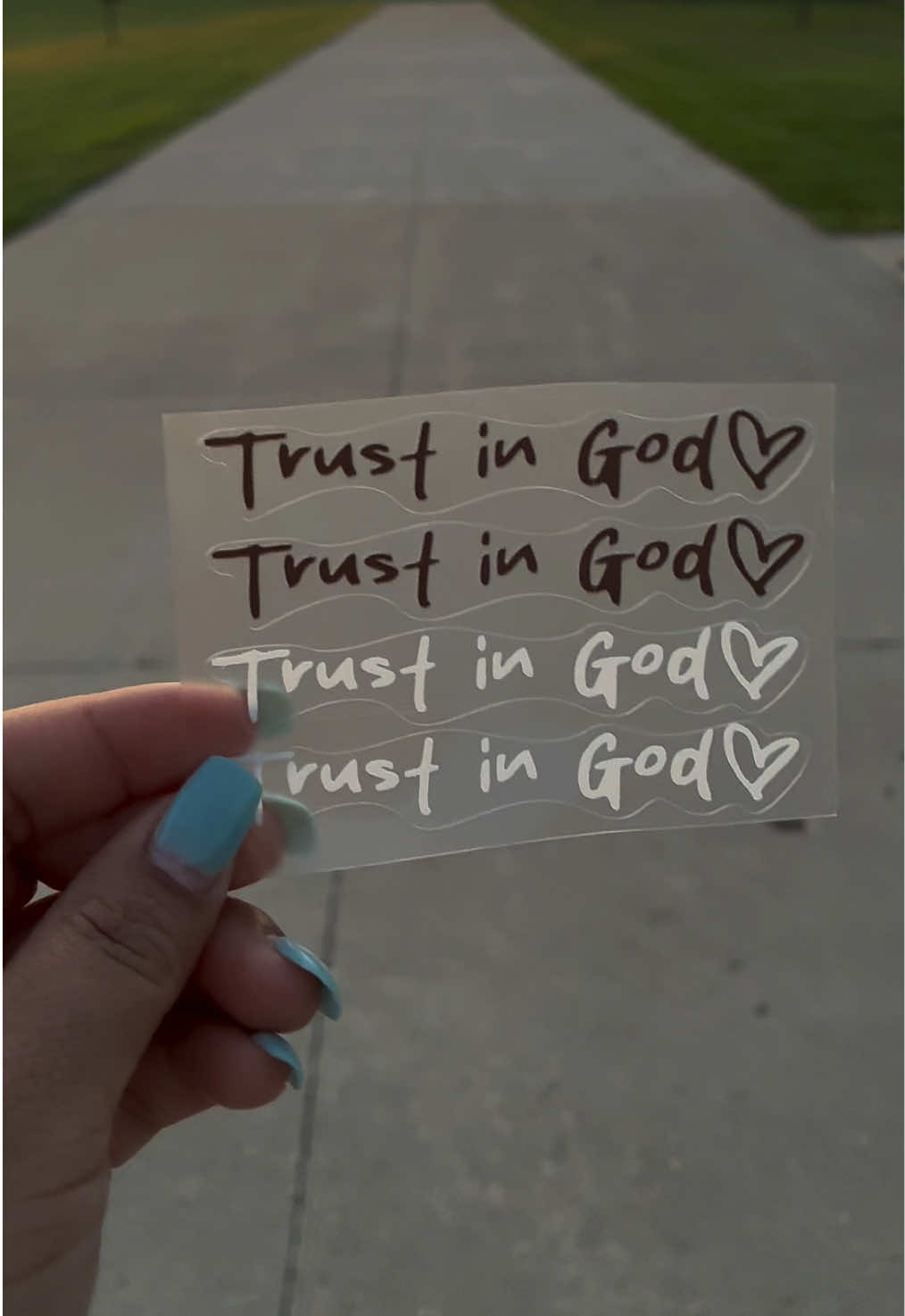 This Trust in God sticker is perfect for water bottles, laptops, journals, or anywhere you need a little encouragement. ❤️ #TrustInGod #FaithSticker #ChristianStickers #BibleVerseStickers #InspirationalStickers