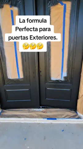 Painting doors exterior.  #painting #PINTORES #paintings #usa🇺🇸 #spraypaint 