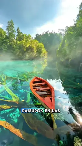 Paisupok en Indonesia es el lago más claro del mundo #paisupok #indonesia🇮🇩 #lake #travel 