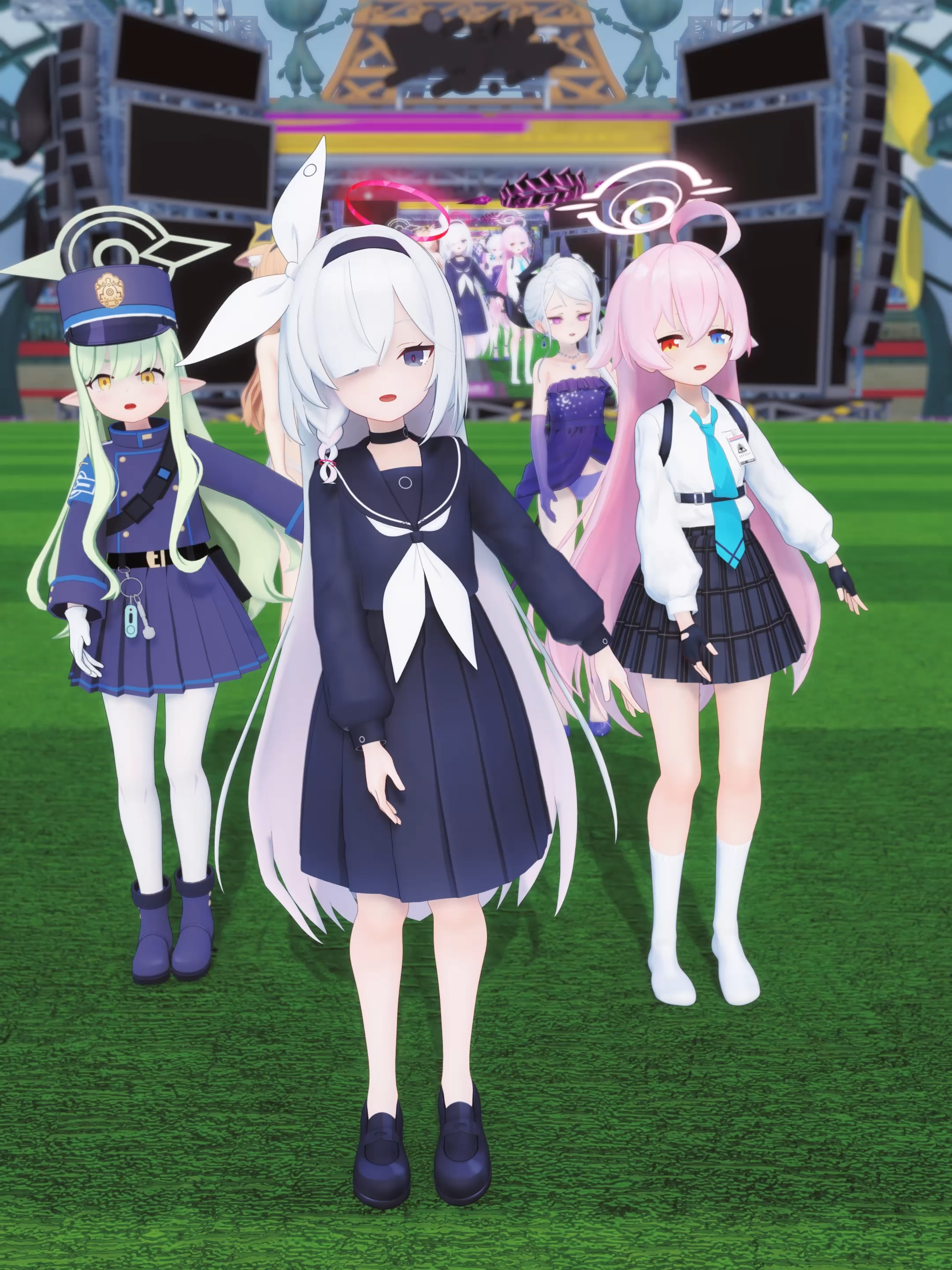 ‬[Blue Archive] プロポーズ - なとり | Hikari, Plana, Hoshino-chan, Hina, Mari [MMD] #bluearchive #planabluearchive #hoshinobluearchive #shorts #mmd