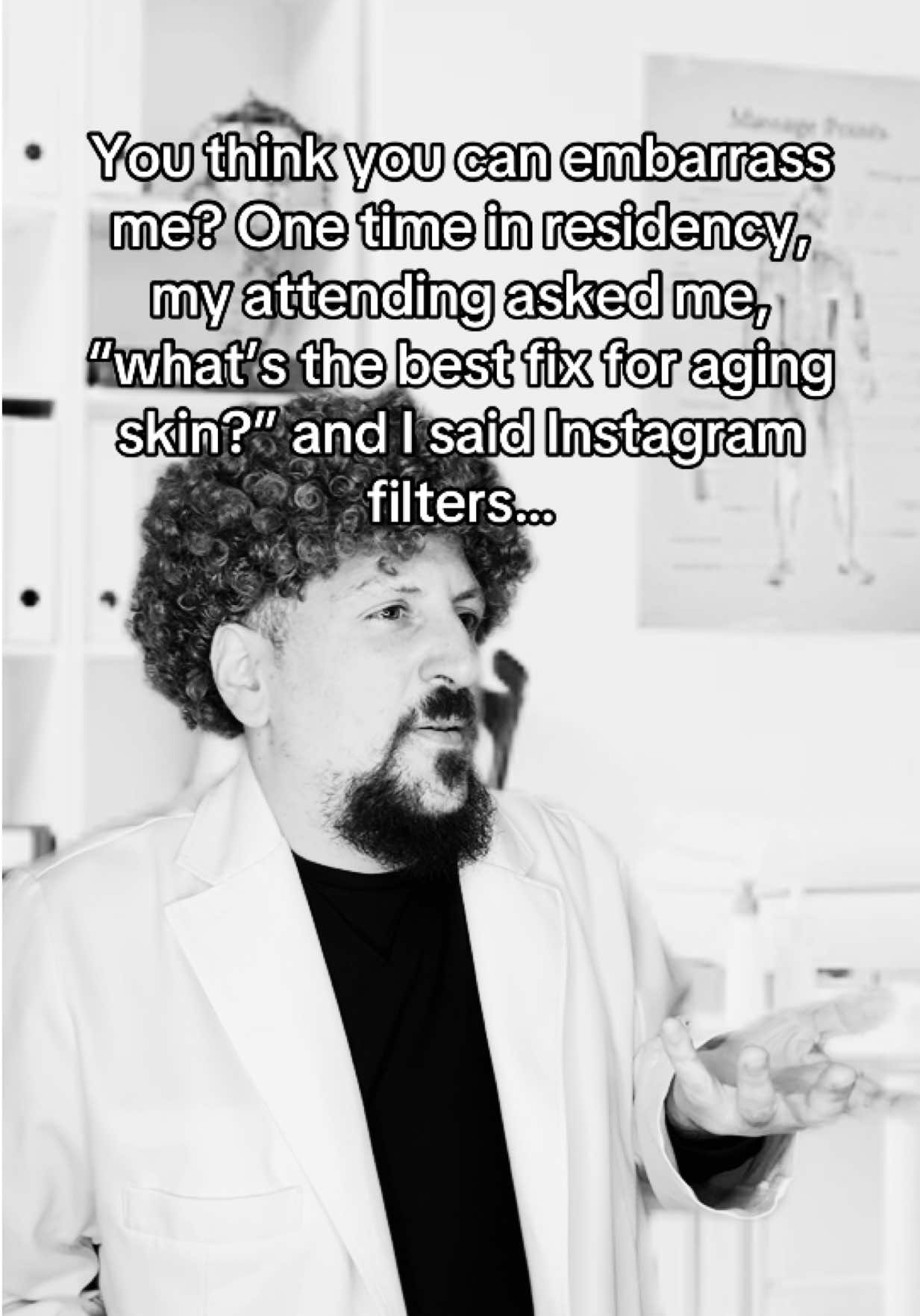 I mean, I just call them as I see them…  #dermatologist #skincare #antiaging #filters #skindoctor 
