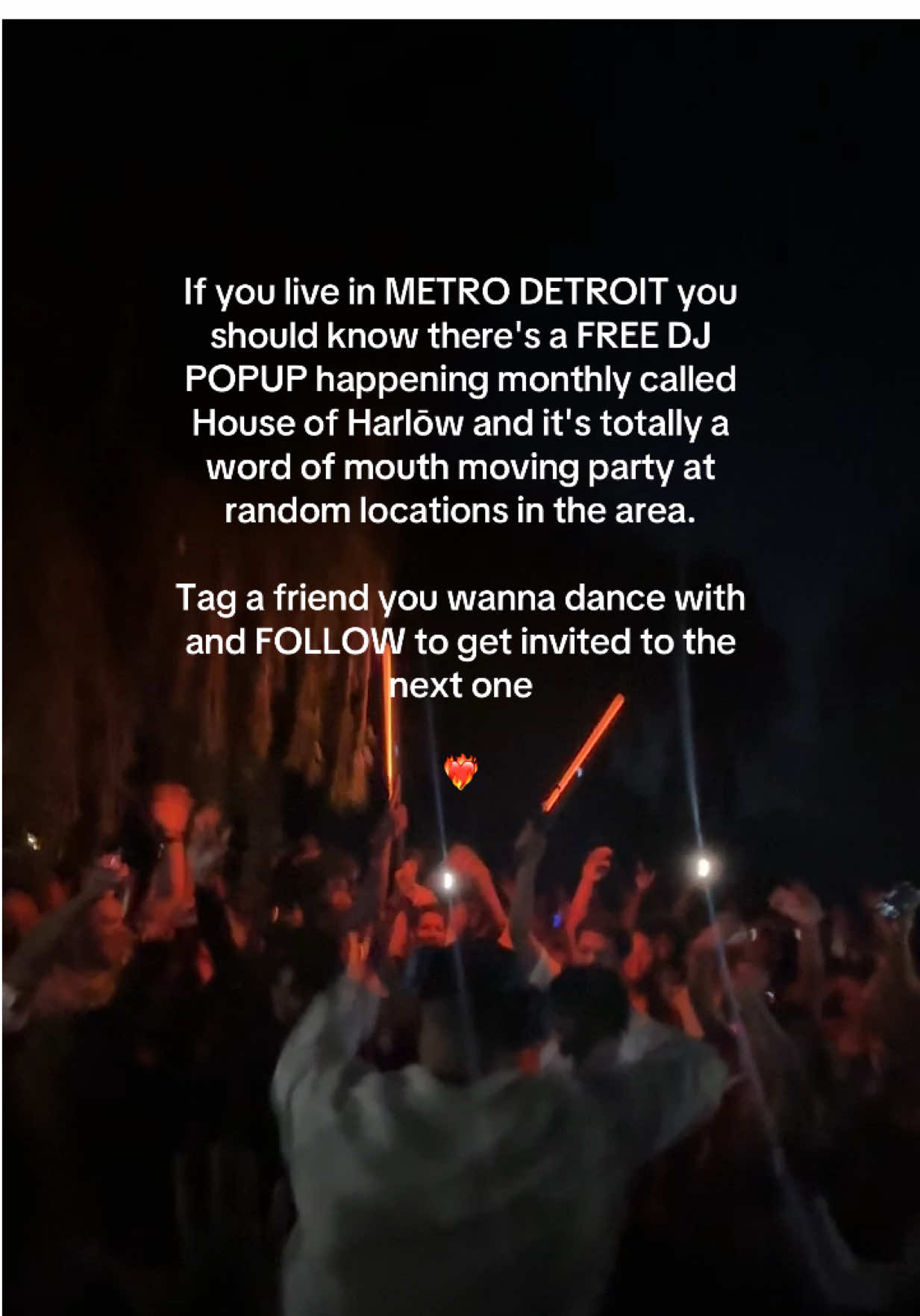 I’m not a signed artist and I treat the people as my music label by having everyone vote on my IG when, where, and pretty much everything.! I’ve been a music producer & a creative director for the last 9+ years and decided to move from behind the scenes, to the front of the stage as an INDEPENDENT artist from Detroit. So in order to EARN your SUPPORT… I’ve been throwing the BEST WORD OF MOUTH DJ popups all over the city. Tag a friend you wanna dance with & FOLLOW to get invited to the next one 🫂 #detroit #housemusic #fyp