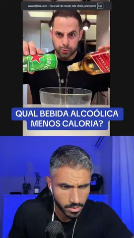 A bebida alcoólica menos calórica do MUUUUNDO 🤯 #nutricionista #alimentacaosaudavel #calorias #nutricao 