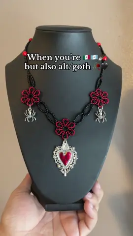 I love designing for yall 🥹🖤#nativebeadwork #mexico #guatemala #alttok #gothtok 