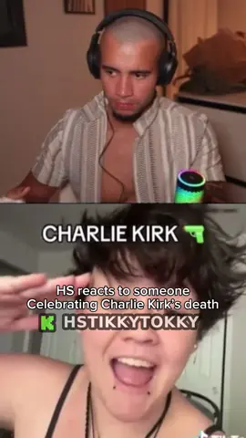 HS reacts to someone Celebrating Charlie Kirk’s death #hstikkytokky #charliekirk 