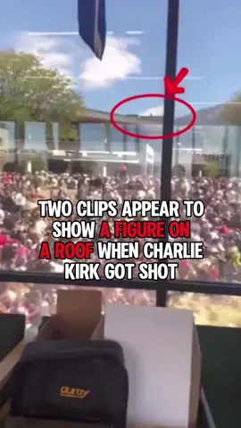 There are two clips circulating around the Internet that appear to show a figure that could resemble a person on top of the building around the same time Charlie Kirk was shot. If we get more updates on this footage, I’ll be sure to keep y’all updated.